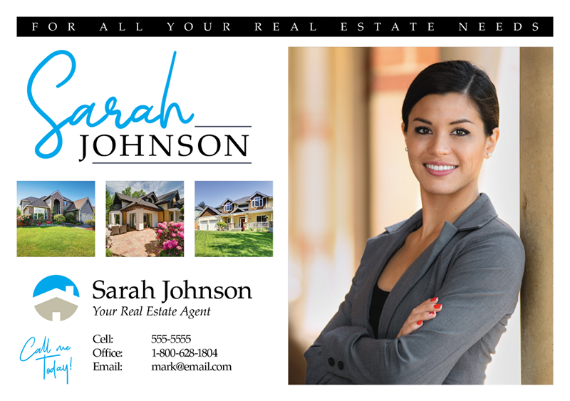 real estate postcard example