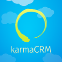 karmaCRM, integrated with PostcardMania via Zapier to send triggered postcards automatically