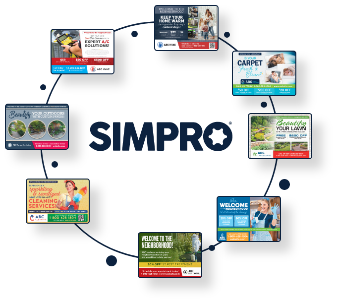 direct mail through simpro