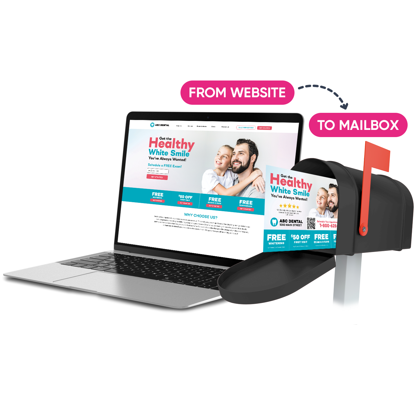 website to mailbox
