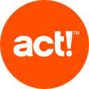 Act!, integrated with PostcardMania via Zapier to send triggered postcards automatically