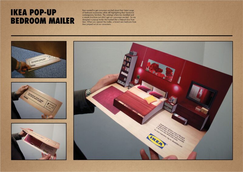 ikea popup bedroom mailer